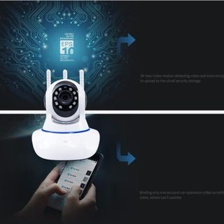 Camera Yoosee 3 Râu Phiên Bản Mới HD Wireless IP Quan Sát - Xoay 360 Độ 1080p