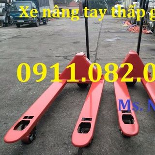 Nơi bán xe nâng tay thấp 3 tấn giá rẻ tại an giang- xe nâng tay
