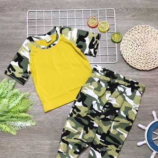 Bộ lính thun cot-ton có sẵn nhí - BBT139-8100