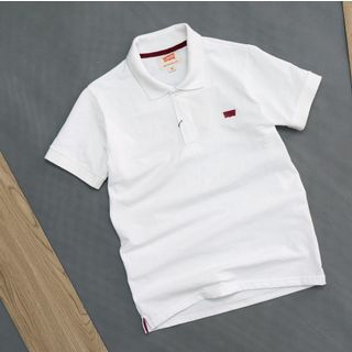 Áo thun nam bẻ phối viền cổ