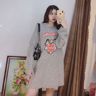 đầm suông muối tiêu