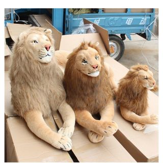 Mô hình sư tử nhồi bông hàng quảng châu đủ size giá sỉ