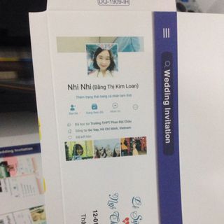 thiệp cưới thiết kế từng khách mời