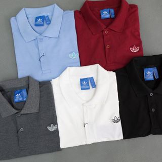 Aó thun cổ bẻ thêu - Code 1001