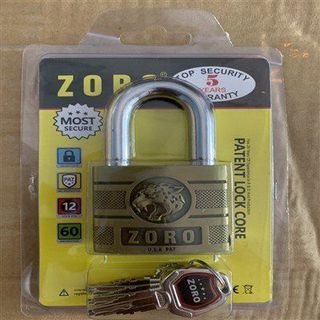 Ổ khóa Zoro đầu Báo 6 phân 4 chìa giá sỉ
