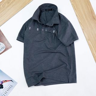 Áo thun nam chữ thêu solo