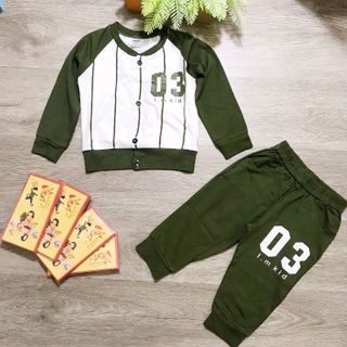 Bộ thun cotton bt có sẵn nhí - BBTSTK-8095