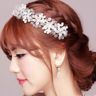 Dây hoa cài tóc cô dâu số 3