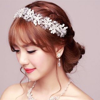 Dây hoa cài tóc cô dâu số 3