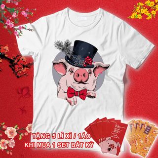 ÁO THUN IN HÌNH TẾT CỰC HOT - ATET08