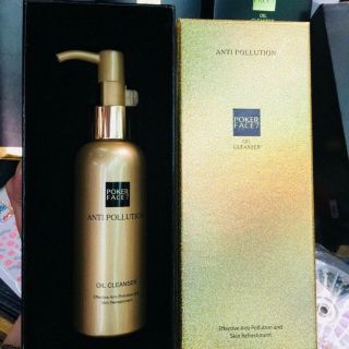 Dầu tẩy trang poker face 7 anti pollution oil cleanser 100ml
