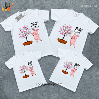ÁO THUN IN HÌNH TẾT CỰC HOT - ATET06
