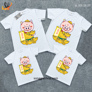 ÁO THUN IN HÌNH TẾT CỰC HOT - ATET06