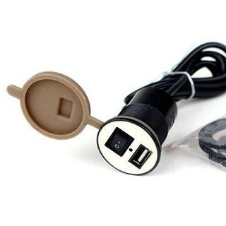 Sạc điện thoại gắn trên xe máy có công tắc