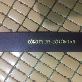 Thắt lưng Công an cấp Uý 2018