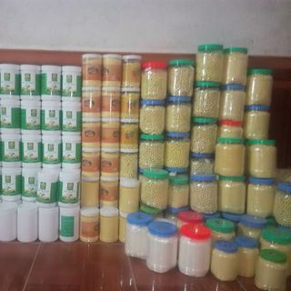 tinh bột nghệ- nghệ viên mật ong