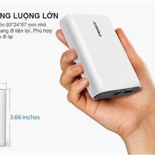 Sạc dự phòng Pisen Easy 5 10000mAh Type C 24A Smart