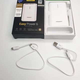 Sạc dự phòng Pisen Easy Power 6 10050mAh QC30 PD30 Lightning