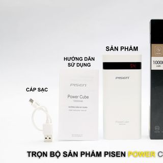 Sạc dự phòng Pisen PowerCube 10000mAh