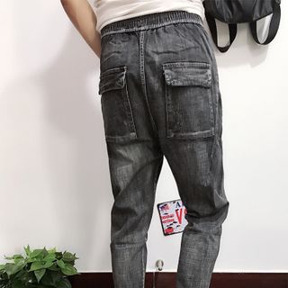 quần bò nam đáy thụng QUẦN BÒ NAM ĐÁY THỤNG ỐNG BÓ quần jeans nam đáy thụng ống bó QUẦN JEAN NAM HIPHOP