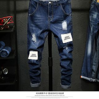 quần bò nam hà nội QUẦN JEANS NAM HÀ NỘI quần jeans rách gối QUẦN JEANS NAM ĐẸP KHÔNG PHAI MÀU KHI GIẶT MC029