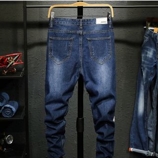 quần bò nam hà nội QUẦN JEANS NAM HÀ NỘI quần jeans rách gối QUẦN JEANS NAM ĐẸP KHÔNG PHAI MÀU KHI GIẶT MC029