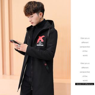 ÁO KHOÁC NAM CHỮ A áo dạ nam màu đen chữ hồng tạo sự nam tính mà phong cách riêng