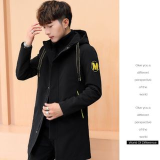 ÁO KHOÁC NAM CHỮ A áo dạ nam màu đen chữ hồng tạo sự nam tính mà phong cách riêng