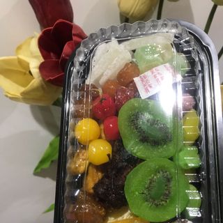 mứt hoa quả tết