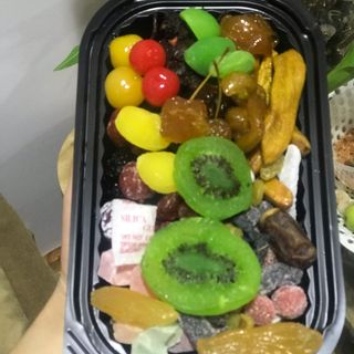 mứt hoa quả tết
