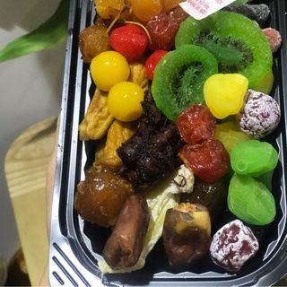 mứt hoa quả tết
