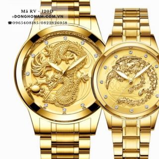 đồng hồ rồng vàng