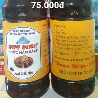 Nước mắm nhĩ Duy Vinh