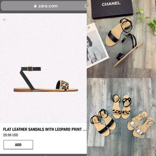 Sandal đế bệt hậu cài cổ chân
