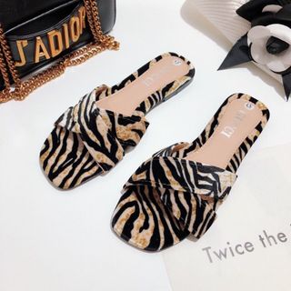 dép quai chéo chất nỉ êm