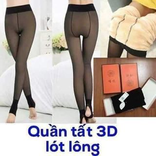 QUẦN TẤT 3D 6S LÓT LÔNG MẪU MỚi