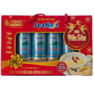Hộp quà lon ngang SeaNest 190 ml Hộp 6 lon