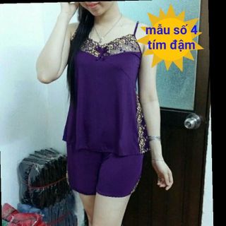 bộ ngủ thun lạnh mẫu 4