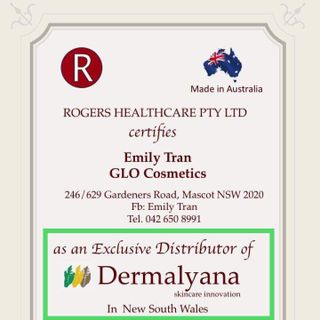 Dermalyana Body Lotion - Dưỡng thể trắng da MADE IN AUSTRALIA