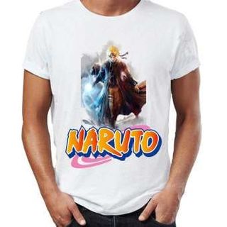 Áo thun 3D Naruto Siêu Đẹp Áo Trắng In 2 Mặt In Tay Áo - Mẫu 2