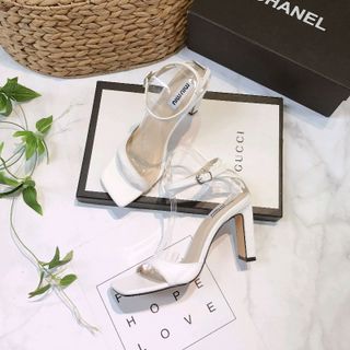 Giày sandal cao gót 7p quai mảnh trẻ trung