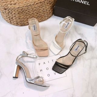 Giày sandal cao gót 7p quai mảnh trẻ trung