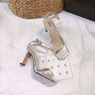 Giày sandal cao gót 7p quai mảnh trẻ trung