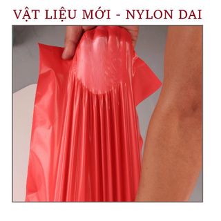 Túi nilon dai 20x35cm Đen gói hàng tiện lợi keo dán miệng