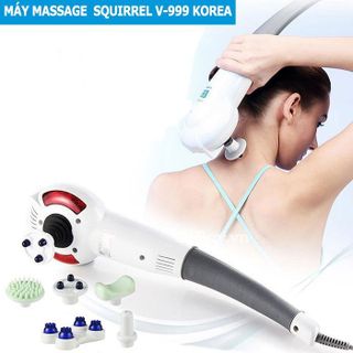 Máy massage cầm tay 7 đầu Hàn Quốc Squirrel V-999 giá sỉ