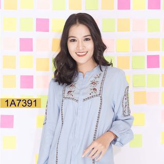 Áo công sở nữ M Collection A7391 giá sỉ giá bán buôn