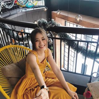 maxi dây bèo xoè bồng bềnh