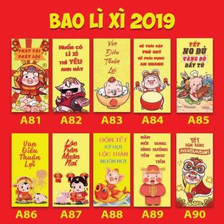 Bao Lì Xì Năm Kỷ Hợi Siêu Cưng 17K/10 Cái P2