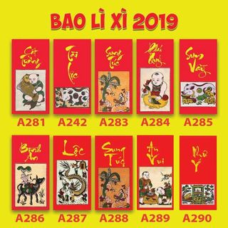 Bao Lì Xì Năm Kỷ Hợi Siêu Cưng 17K/10 Cái P3