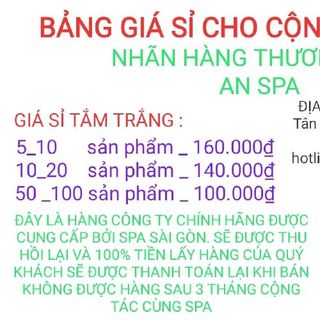 tắm trắng spa